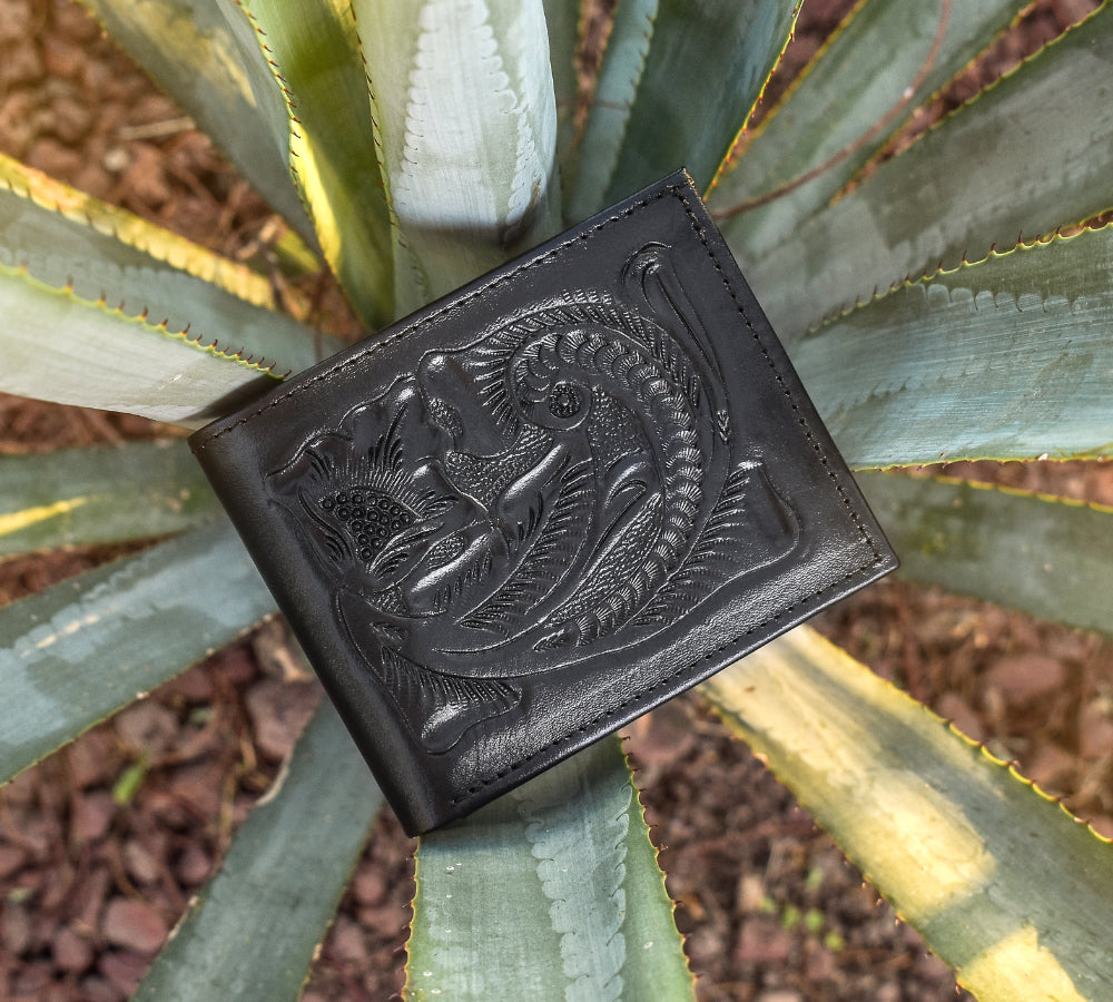 Otomi Black Wallet