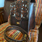 Tulum handmade tooled leather purse Brown Side