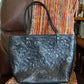 Vera Cruz handmade tooled leather purse Black Back